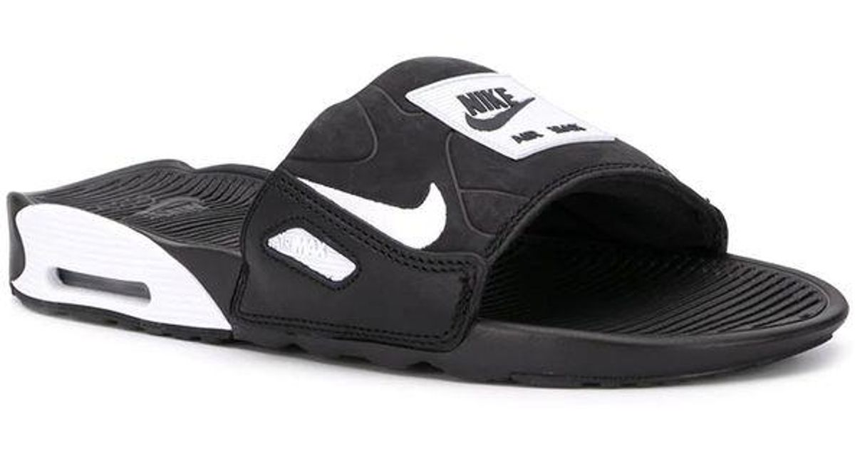 Nike Black Slides for Men - Lyst