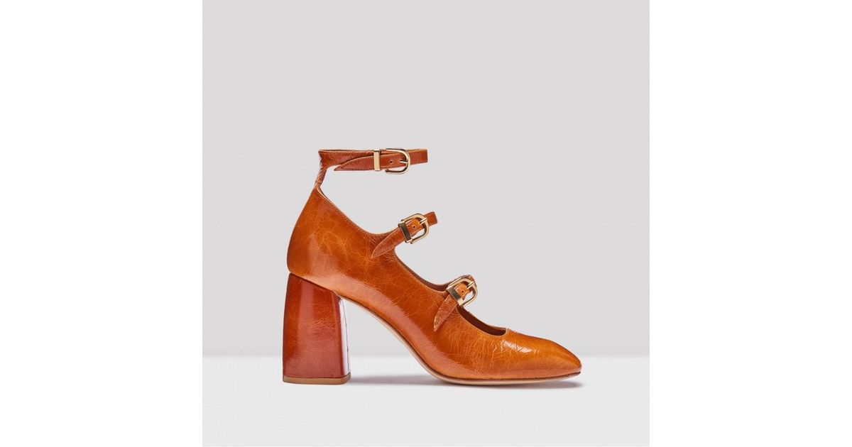 walnut mary jane shoes