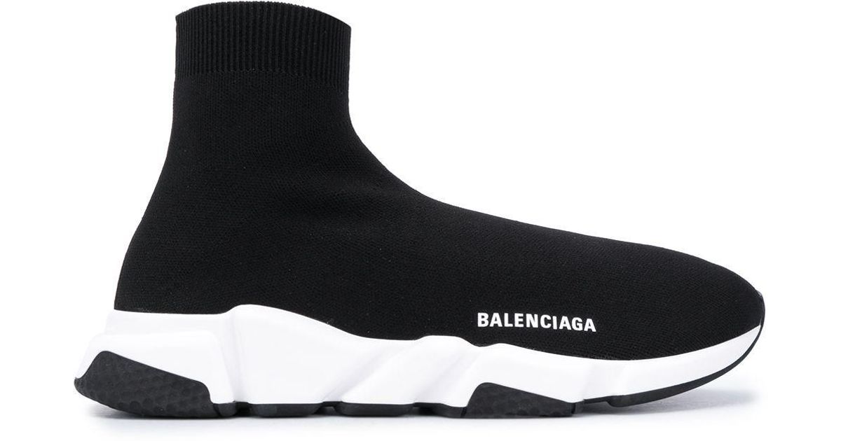 Balenciaga Synthetic Speed Lt Sneakers in Black for Men | Lyst