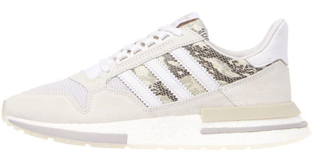 adidas Leather Zx 500 Running Sneakers in White for Men - Save 57 