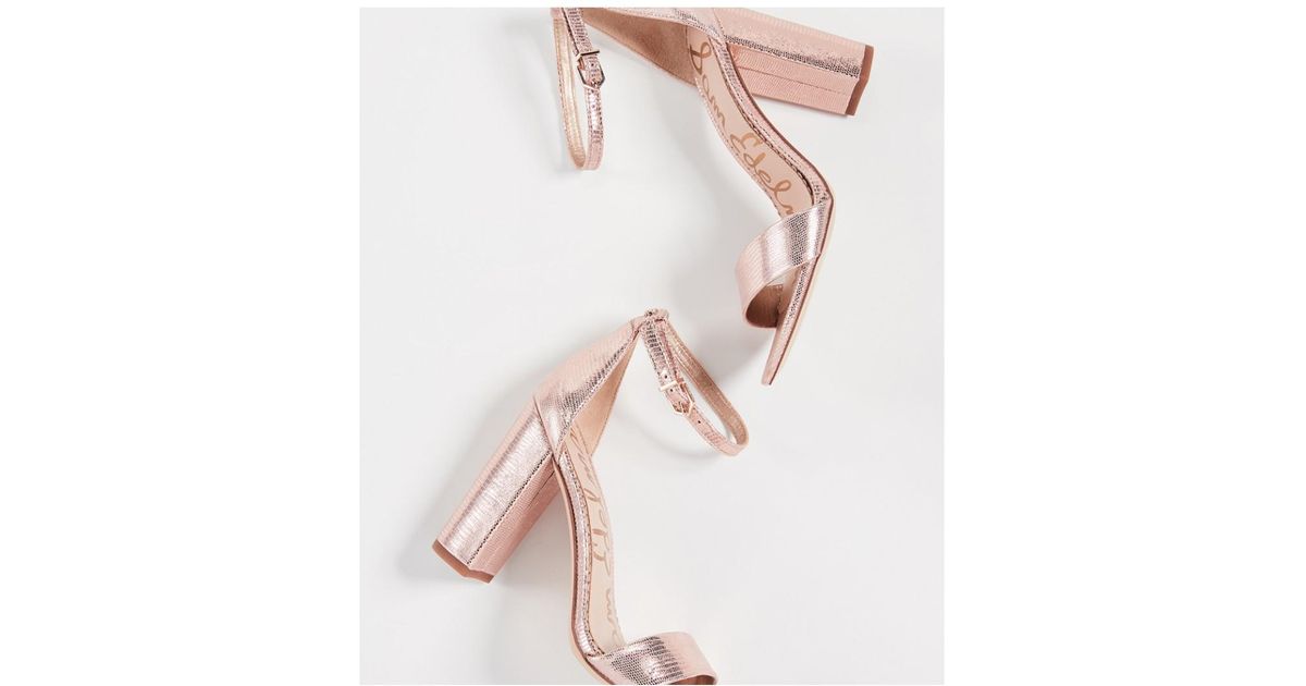 gold sam edelman heels