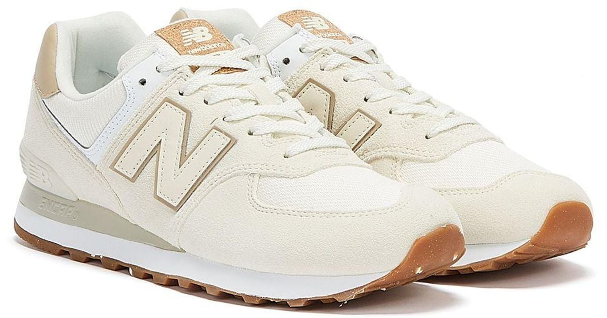 New Balance 574 / Tan Trainers in Beige (Natural) Lyst