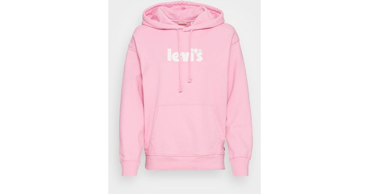 Levi's Cotton Sweatshirts in Pink | Lyst