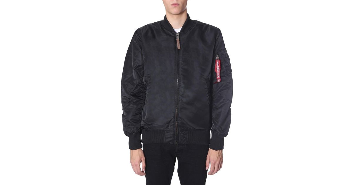 Alpha Industries Synthetic Ma 1 Vf 59 Long Bomber In Black For Men Lyst Alpha Industries Synthetic Ma 1 Vf 59 Long Bomber In Black For Men Lyst