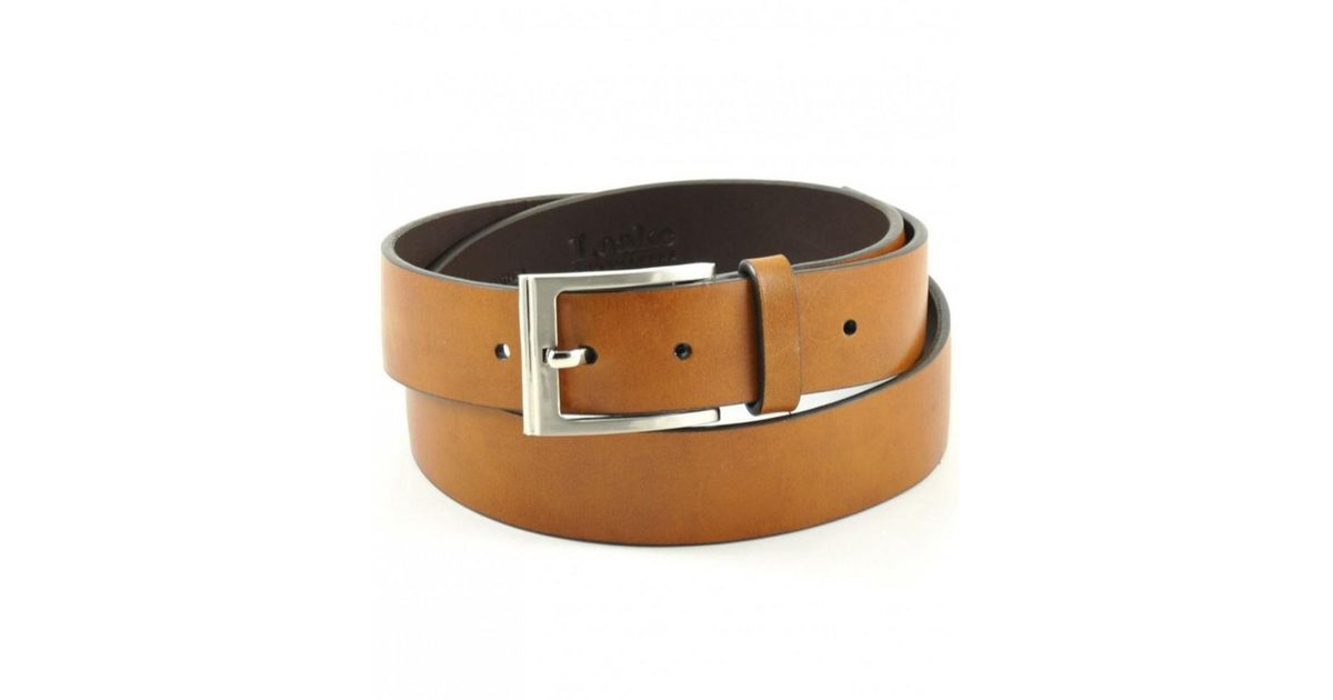 Loake Leather James Belt in Brown for 