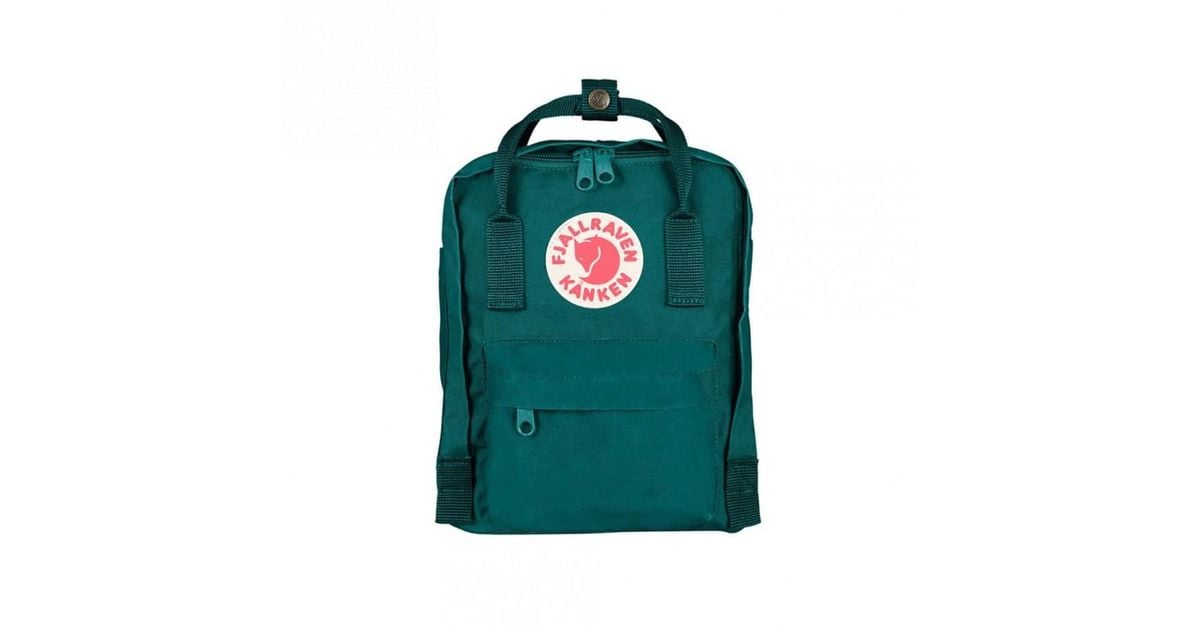 kanken backpack ocean green