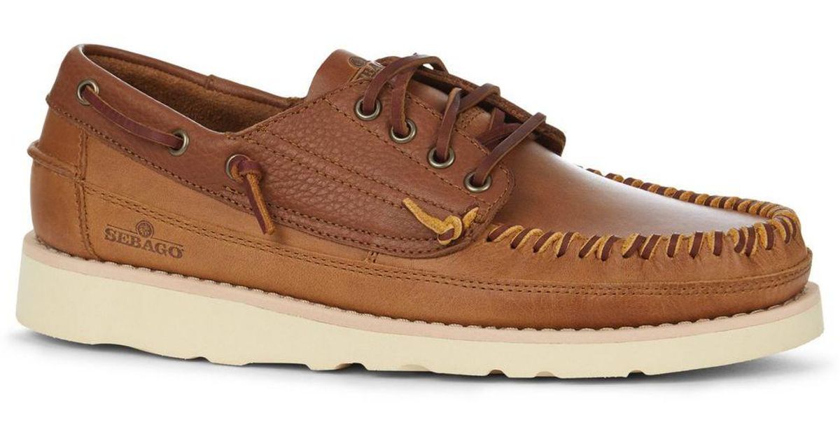 Sebago Leather Campsides Seneca Shoe - Brown Cinnamon for Men - Lyst