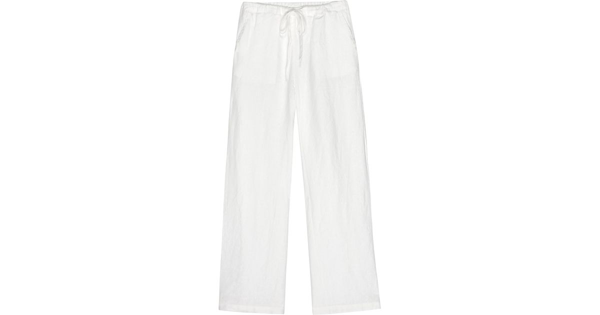 Rails Emmie Linen Trousers in White Lyst