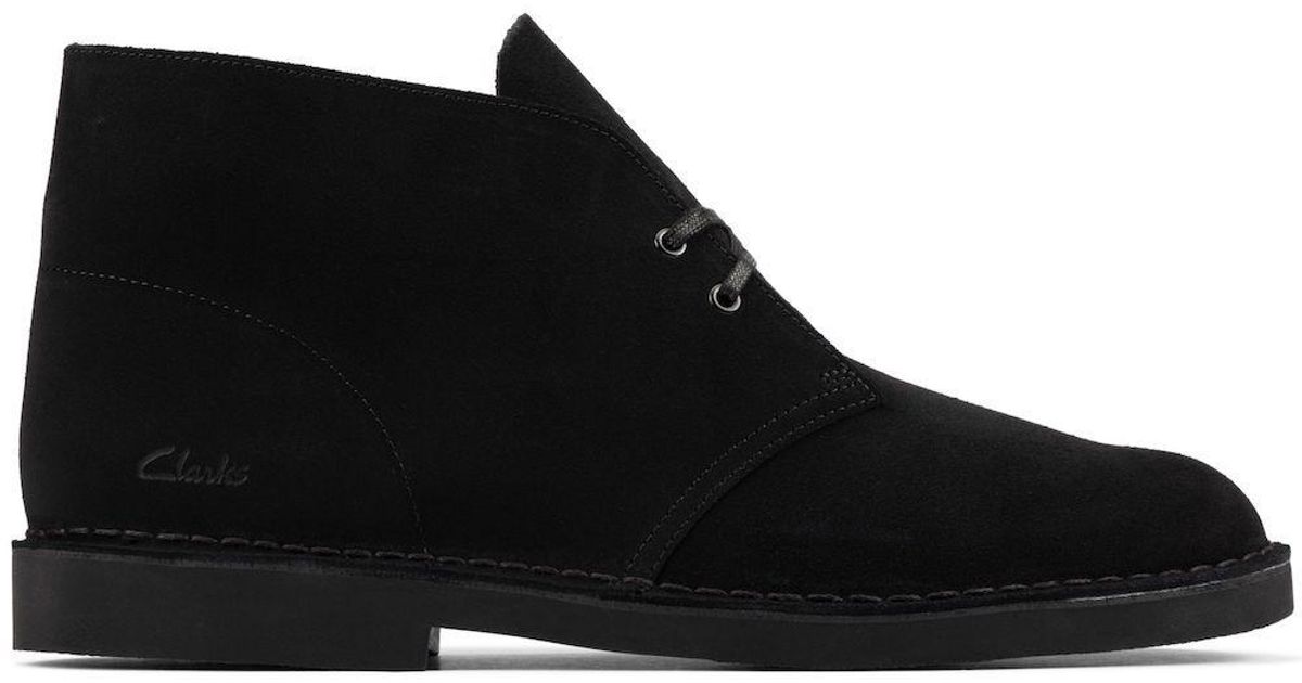 Clarks Suede Original Desert Coal Boots Boots Man in Black for Men Lyst