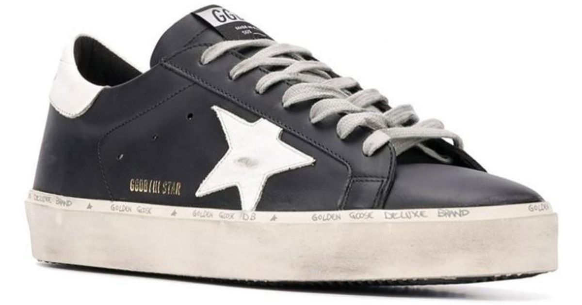Golden Goose Leather Hi Star Sneakers 