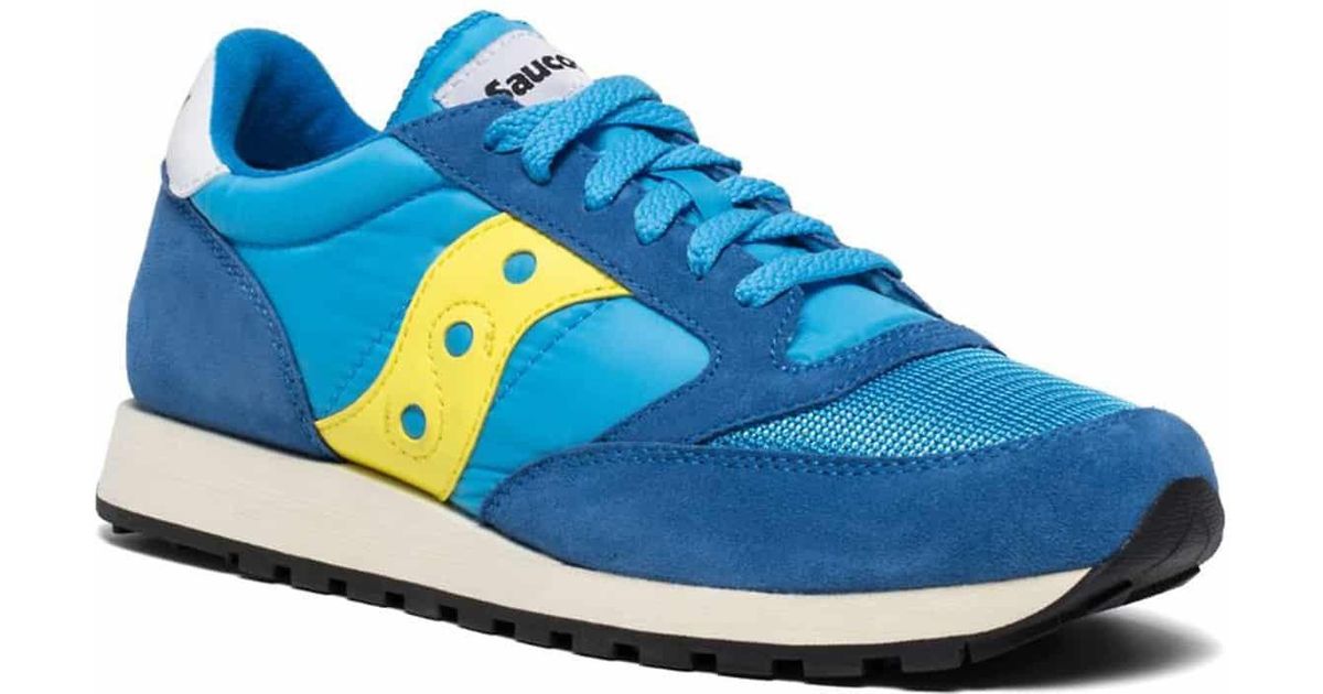 saucony blue and yellow