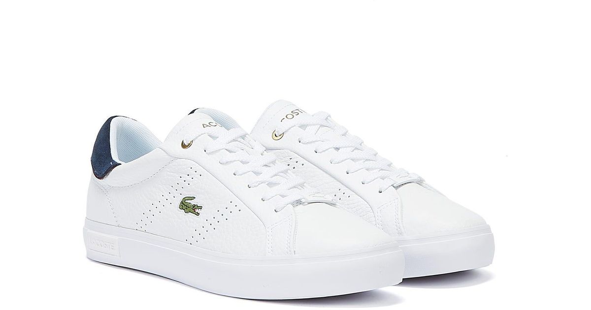men's powercourt leather trainers