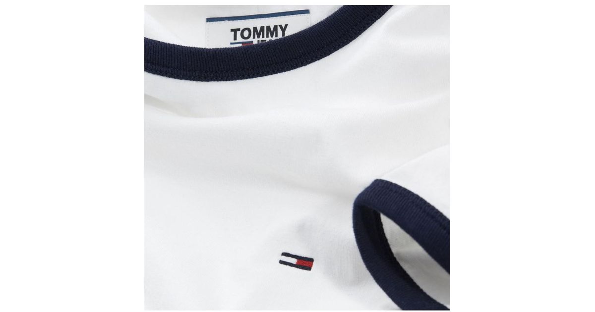 tommy jeans ringer t shirt