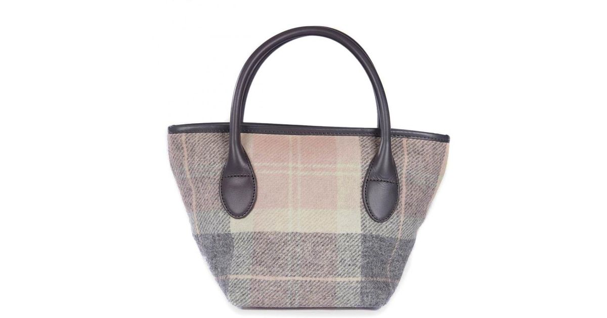 barbour mini tote bag