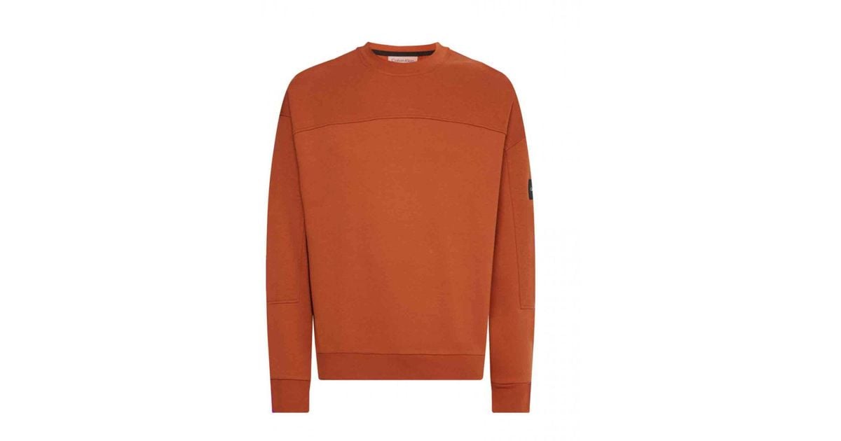 Calvin Klein Maglione Uomo K10k109708 Gpc in Orange for Men | Lyst