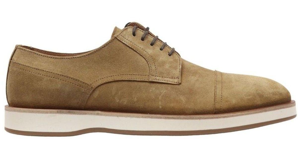 HUGO BOSS Oracle Suede Derby Shoes 