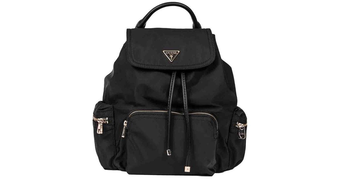 Guess Backpack Eco Gemma in Black Lyst