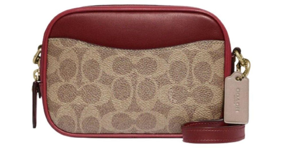 COACH Canvas Signature Crossbody Camera Bag Luxlair Lyst Canada