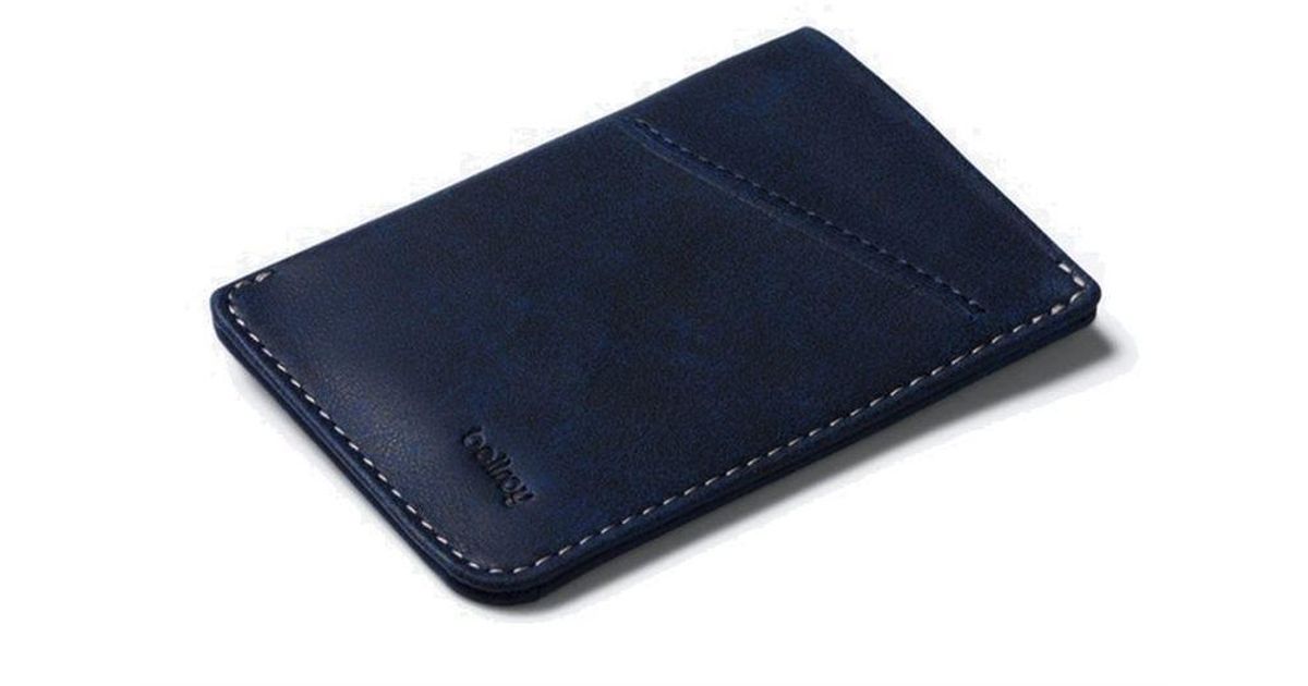 Bellroy Leather Card Sleeve Wallet Ocean in Gold (Metallic) Lyst Canada