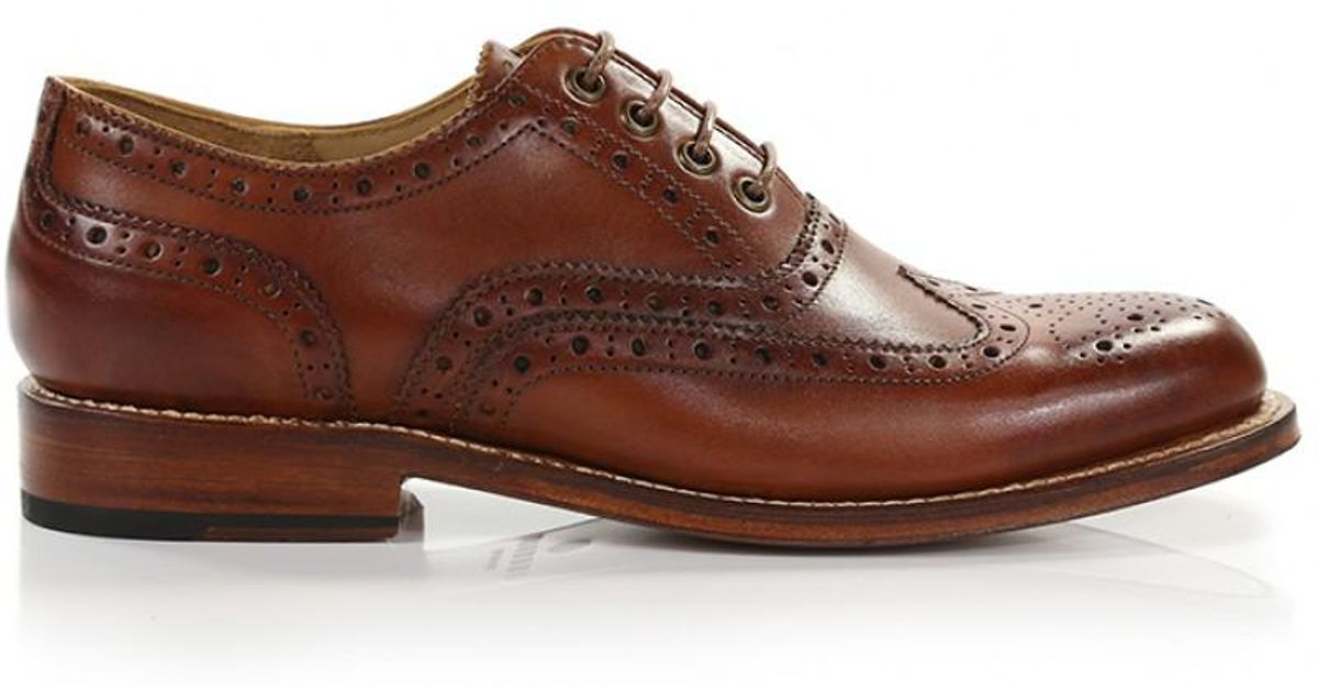 Grenson Women�s Rose Oxford Brogue Shoes in Brown Lyst
