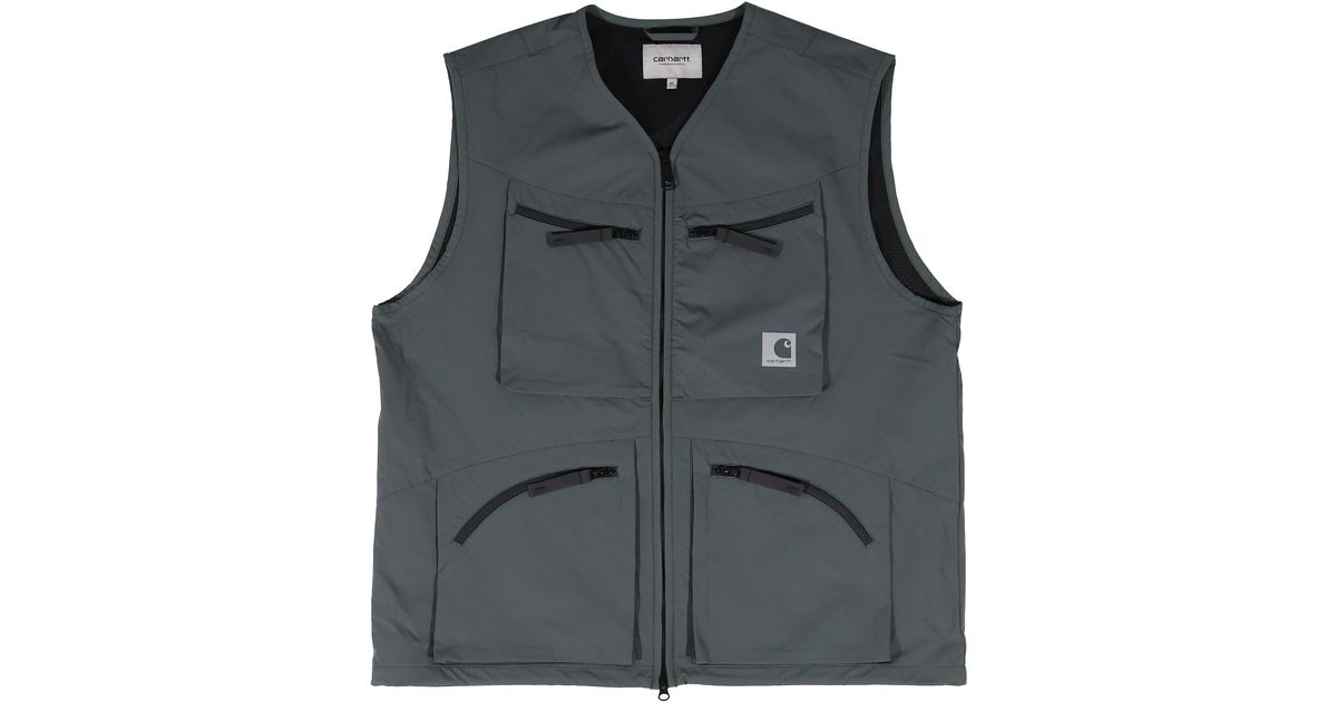 Carhartt WIP Hewitt Vest in Grey (Gray) for Men | Lyst