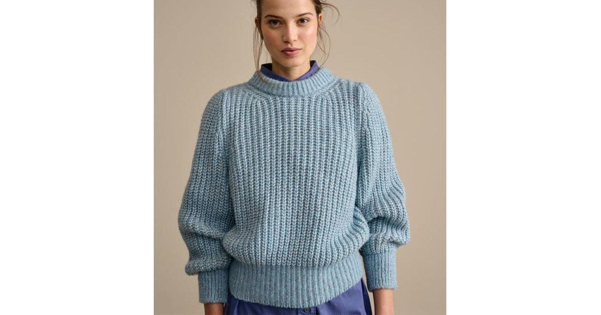 Bellerose Cotton Abyle Pullover Dream in Blue | Lyst