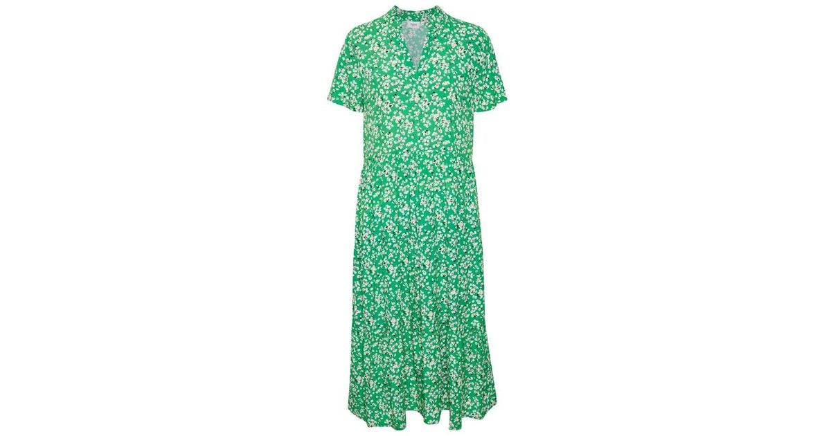 Saint Tropez Synthetic Eda Maxi Dress In Floral in Green | Lyst UK