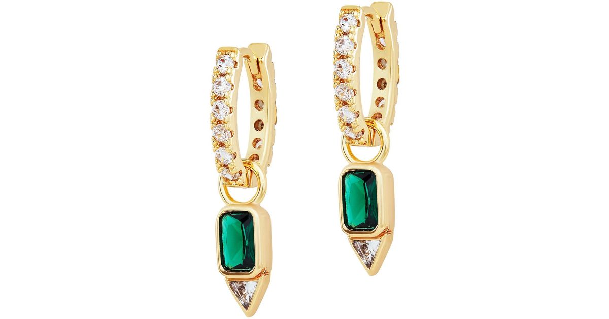 Celeste Starre Sydney Earrings in Green | Lyst