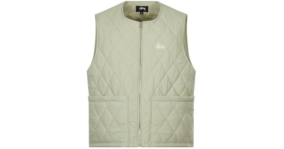 Stussy Stussy Diamond Quilted Vest 