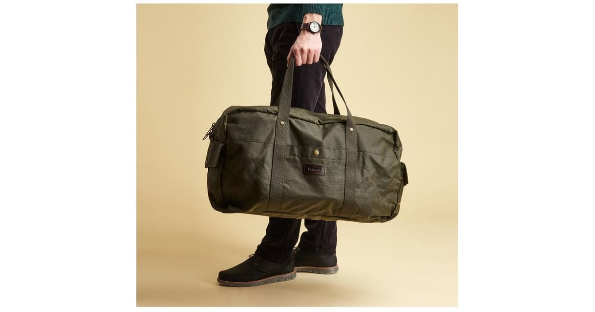 Barbour Oakwell Holdall Bag in Green - Lyst