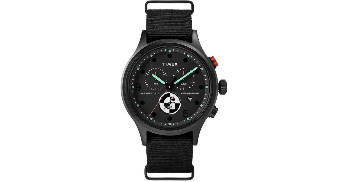 timex x carhartt wip range c allied chronograph