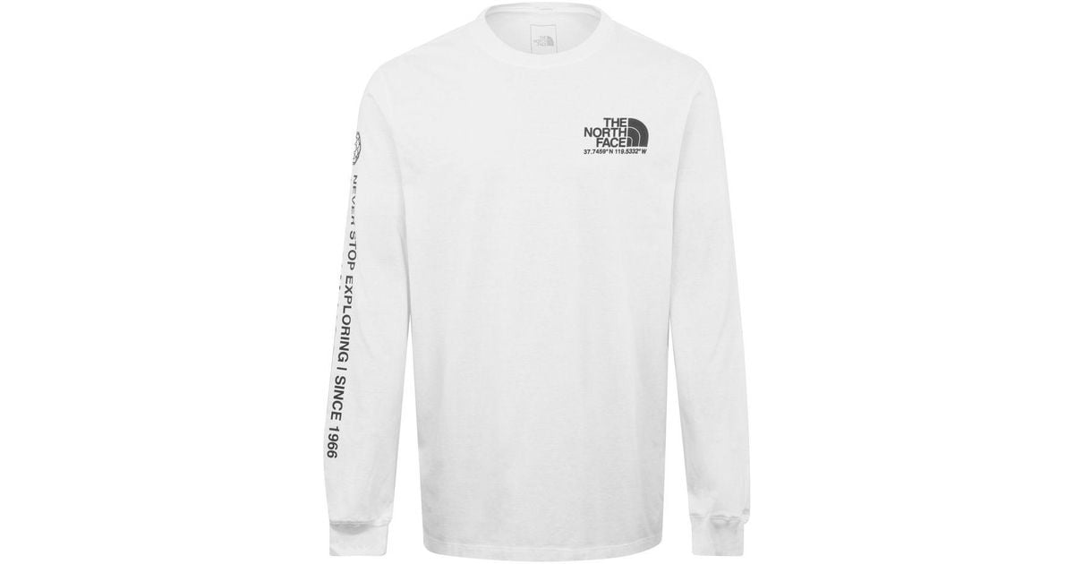 north face new york coordinates t shirt