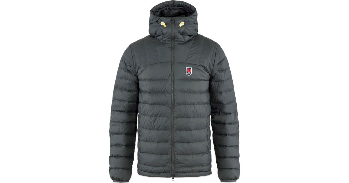 Fjallraven Expedition Pack Down Hooded Jacket in Gray for Men Lyst