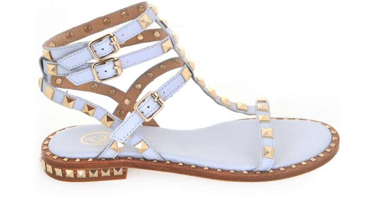 ice blue sandals