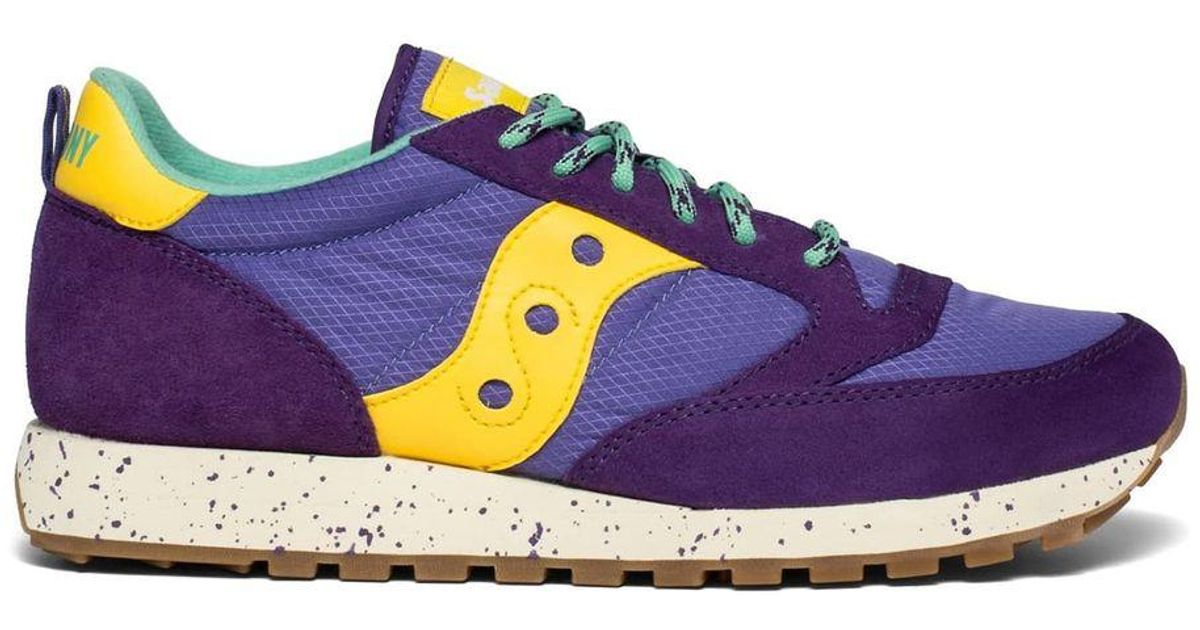 saucony jazz trail purple