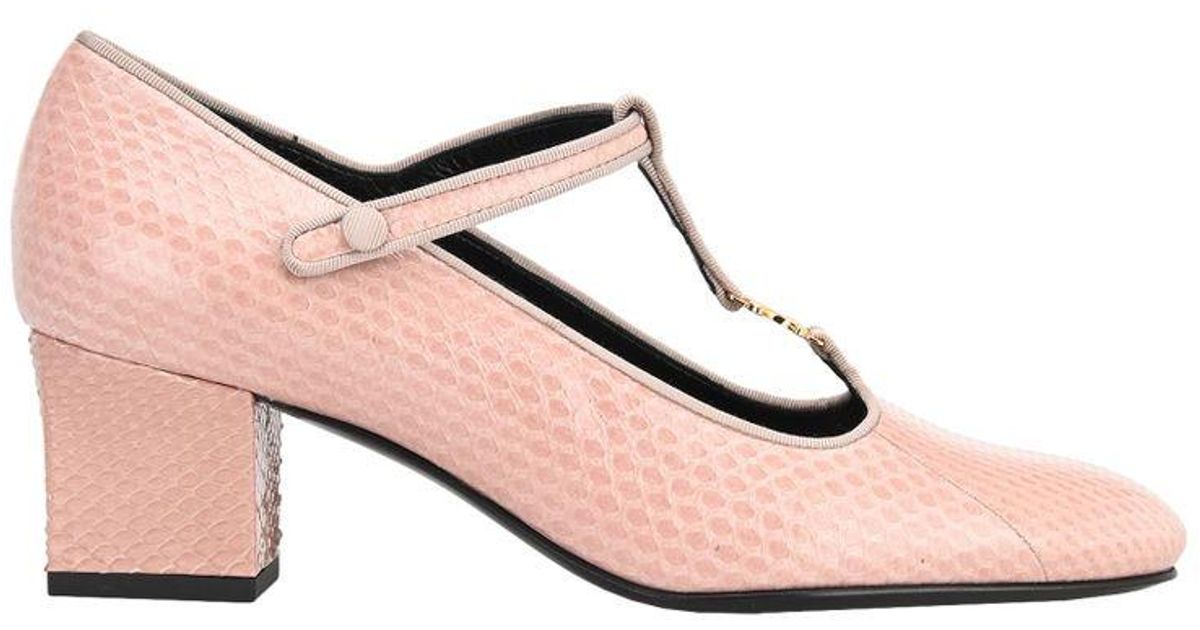 celine t strap pumps