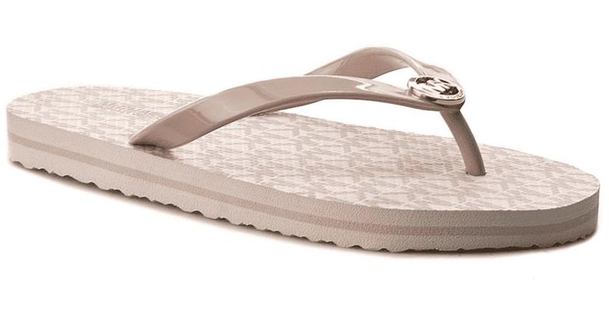 mk flip flop stripe eva