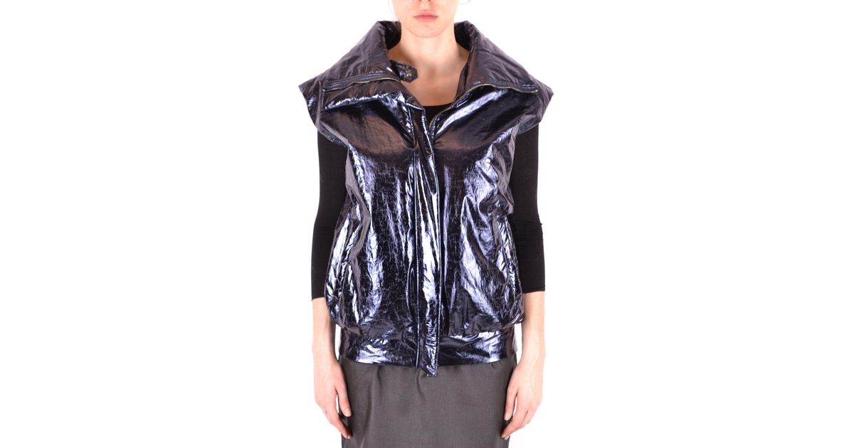 Alysi Other Materials Vest in Blue Lyst