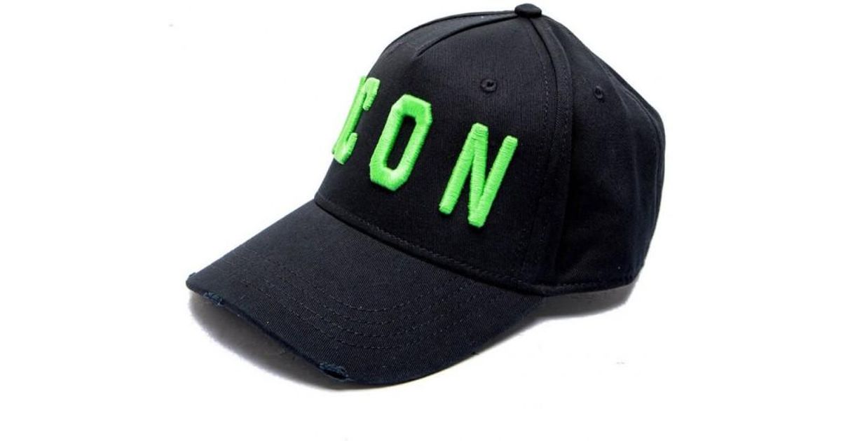 DSquared² Cotton Icon Black Fluo Green 