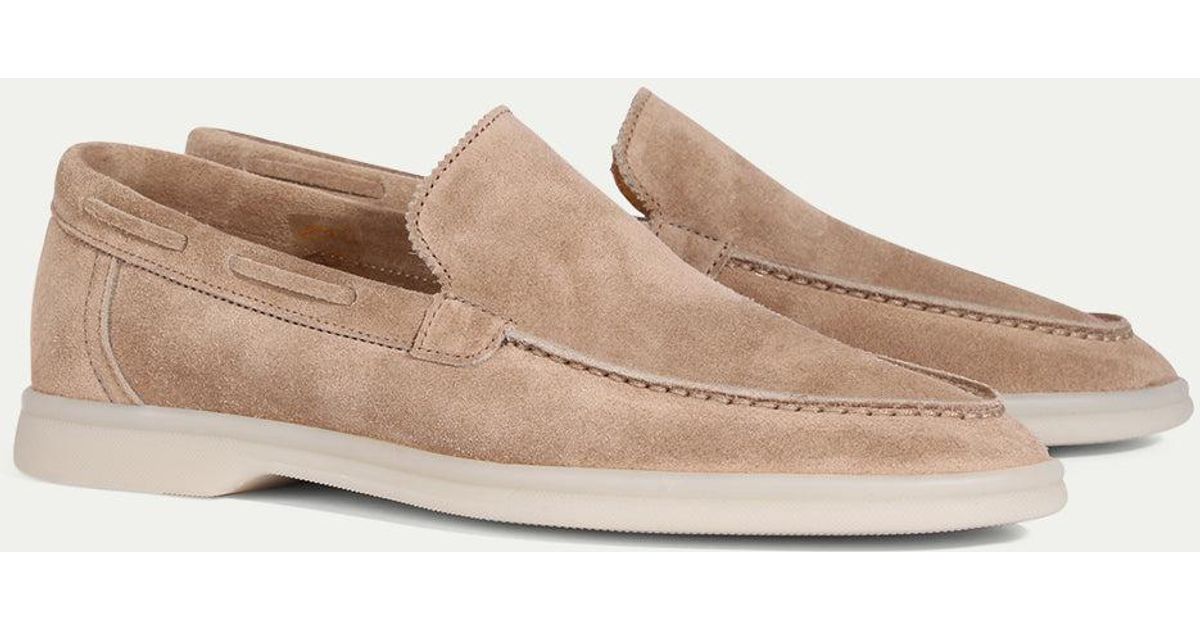 Aurélien Lady Light Beige Yacht Loafers in Natural Lyst