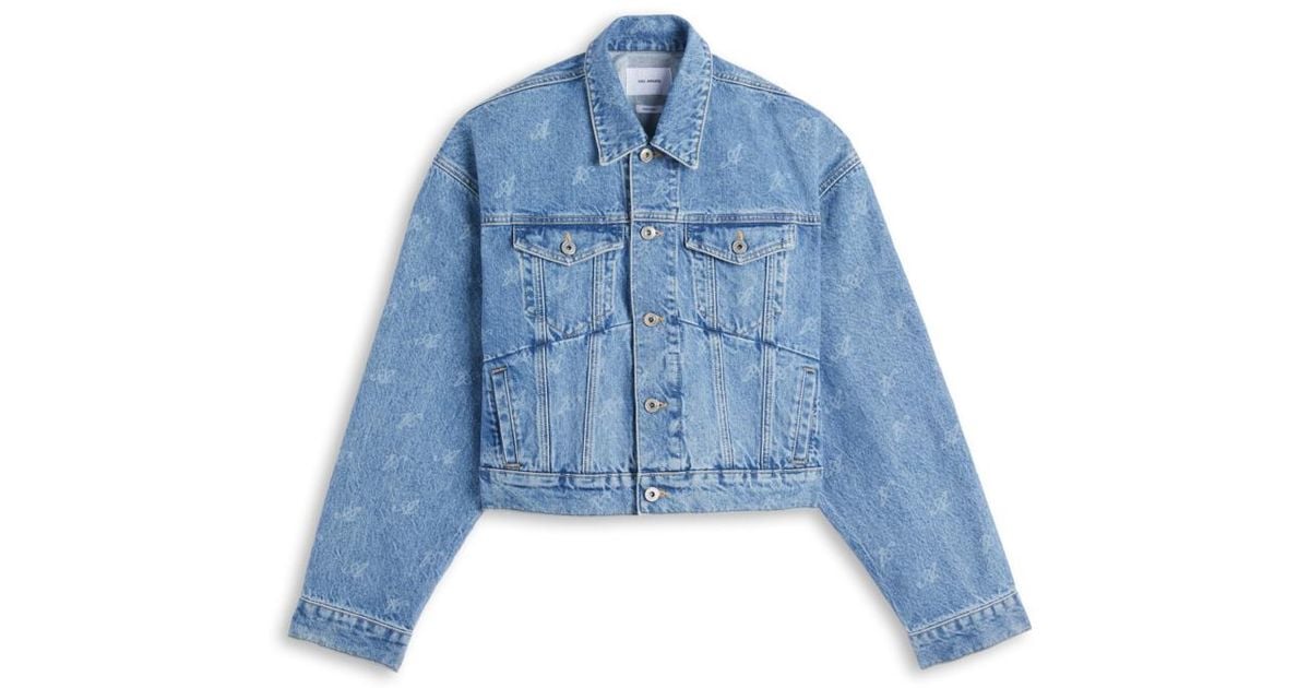 Axel Arigato Signature Rome Denim Jacket in Blue Lyst