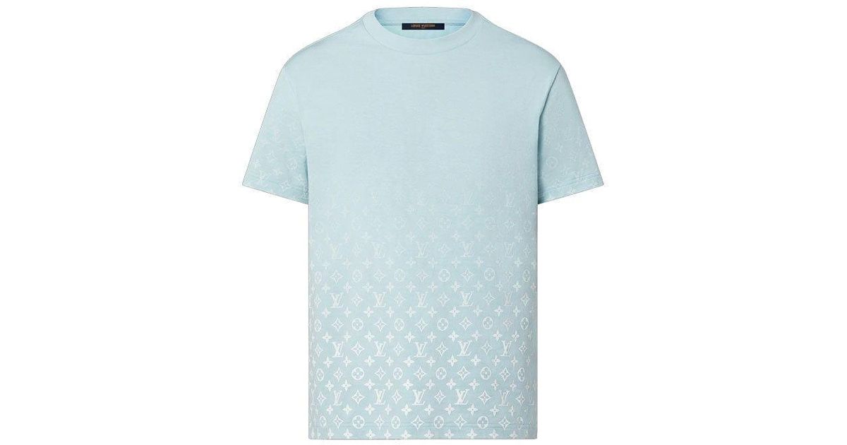 Louis Vuitton Lvse Monogram Gradient T-shirt Bleu Ciel in Blue for Men |  Lyst