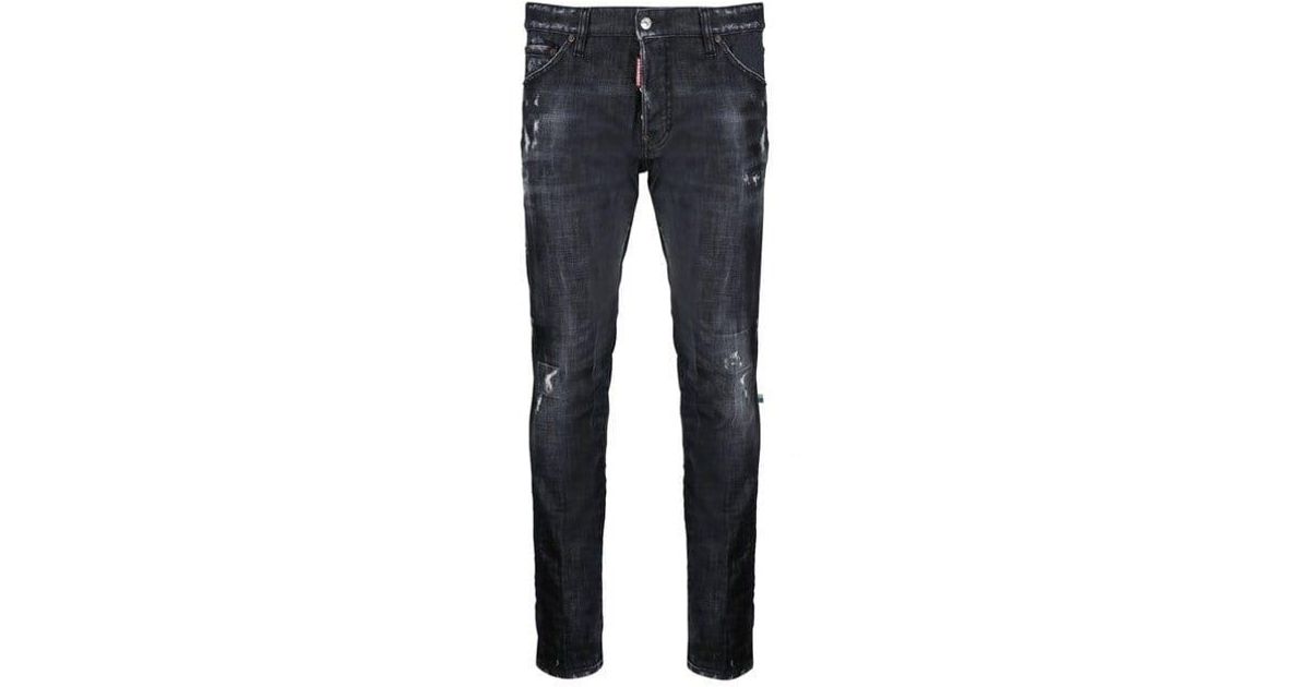DSquared² Cool Guy Ripped Jeans Black for Men | Lyst