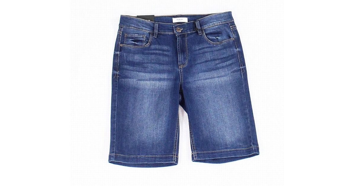 Kensie Cotton Shorts Size 4 Bermuda 