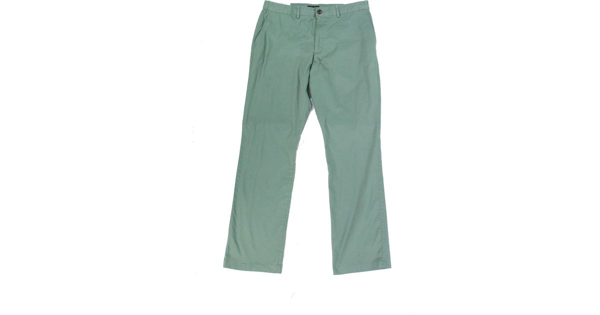 Tasso Elba Mens Casual Pants Flat Front Navy Blue Variety Sizes 
