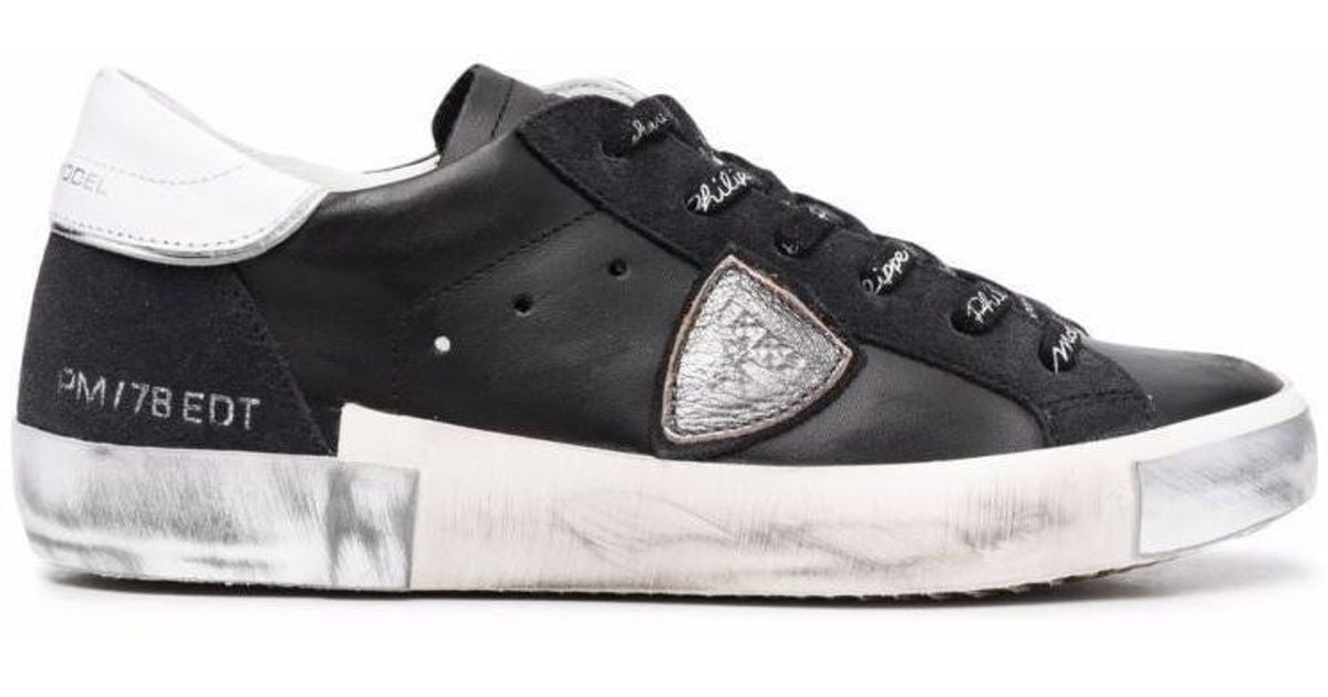 Philippe Model Sneakers in Black | Lyst
