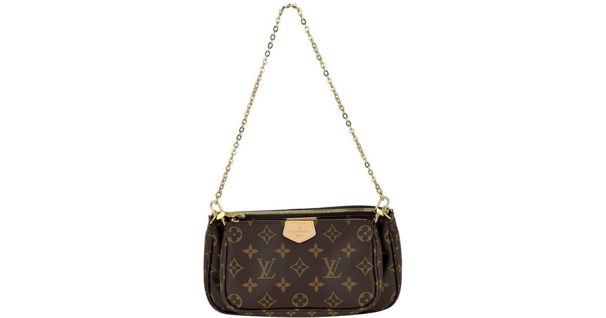 Louis Vuitton Monogram Pochette Accessoires - Brown Shoulder Bags, Handbags  - LOU777540