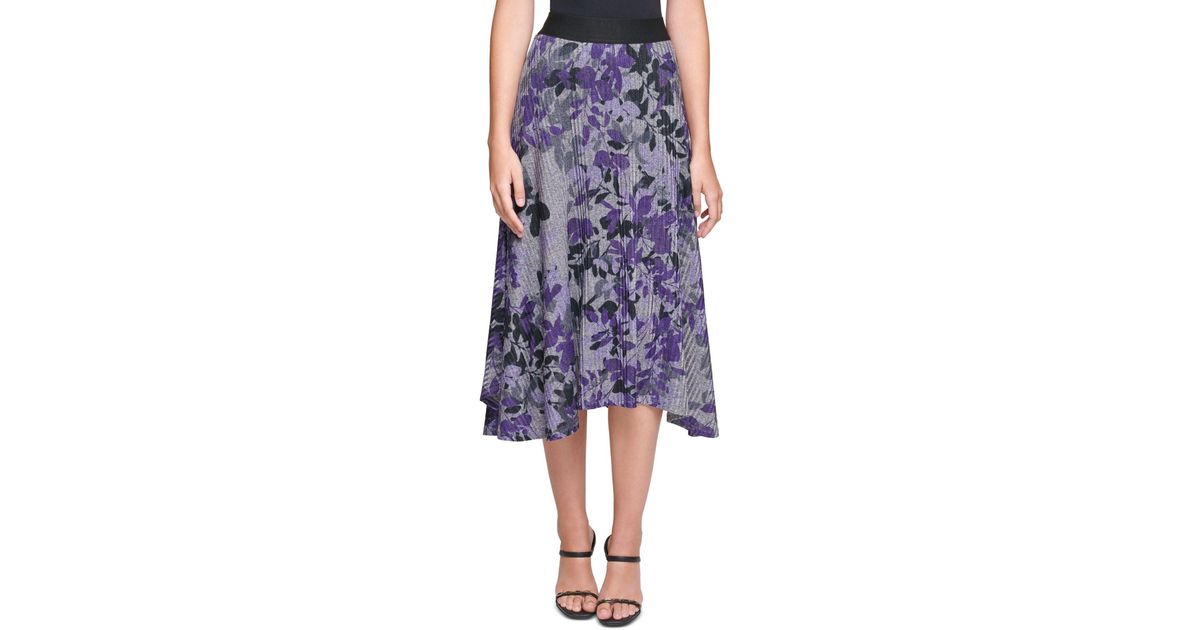 calvin klein aubergine skirt