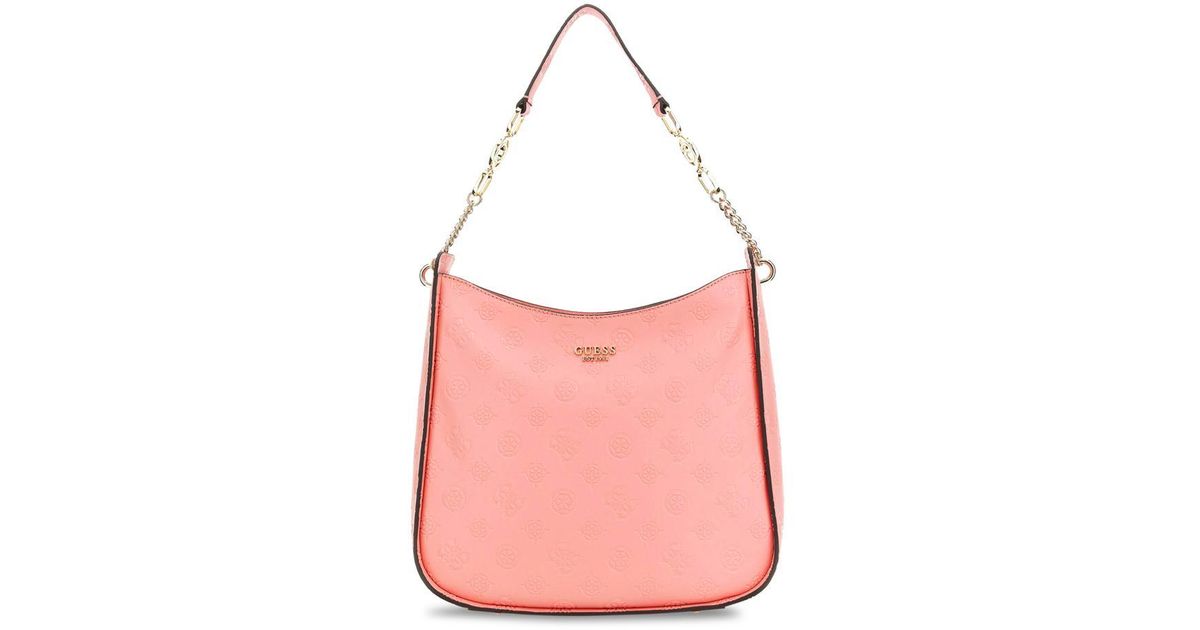 Guess Shoulder Bag in Pink | Lyst