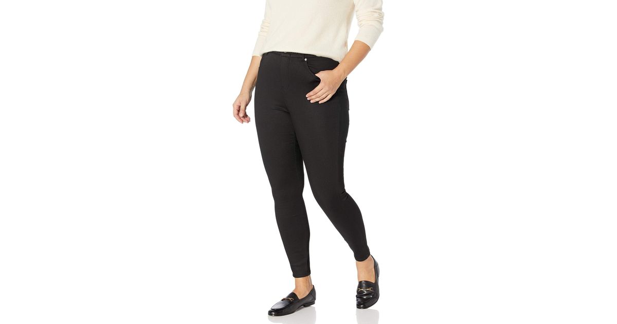 Denim Jeans Black14w Plus Jeggings Pull 